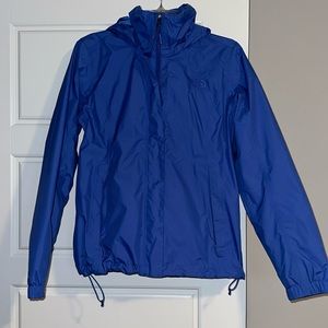 Women’s North Face wind breaker with packable hood. Worn once! Size medium